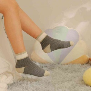 고품질 더블 바늘 1-12세 어린이 양말 단색 정소면 아기 양말 