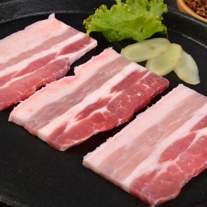 冷冻带皮猪肉 猪五花肉片500g