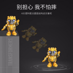 大黄蜂 变形金刚 遥控动感音乐变形汽车机器人 模型男孩玩具