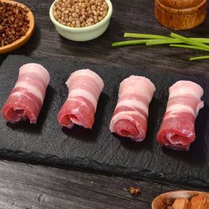 冷冻带皮猪肉 猪五花肉片500g