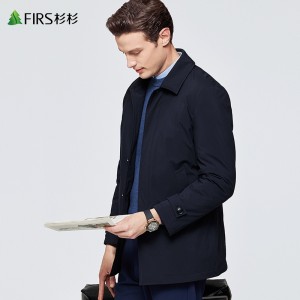 羽绒服男冬季新款商务中长款保暖外套