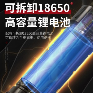 强光手电筒  led应急灯 骑行家用防水