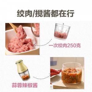 婴儿绞肉机宝宝迷你电动家用多功能料理机