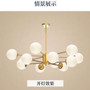 灯具 灯饰 吊灯 魔豆分子灯 客厅 卧室 书房 餐厅
