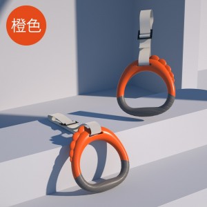 单杠吊环儿童训练小孩健身家用室内手拉环成人引体向上训练吊杠环 2只装