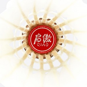 训练级软木球头耐打鸭毛羽毛球