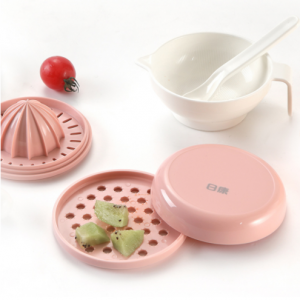 宝宝辅食工具套装手动研磨器食物果泥研磨棒7件套