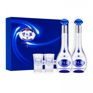 洋河梦之蓝M3 52度500mL 2瓶装礼盒版白酒