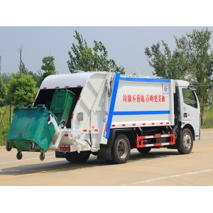 国六大多利卡 8方 压缩垃圾车