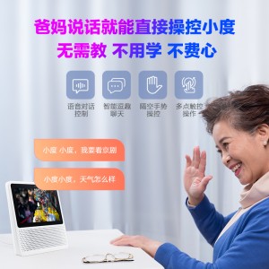 小度智能屏1S 高清大触屏Wi-Fi/蓝牙音箱故事机 早教机