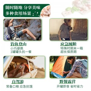 红烧鸡翅根罐头鸡肉制品即食下饭菜小鸡腿熟食 340克*12罐