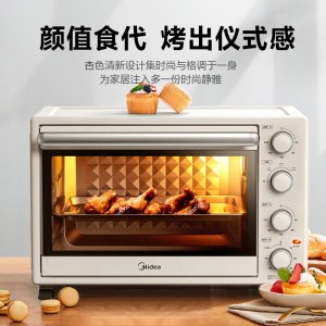 미드 (Midea) 가정용 다기능 전기 오븐 기계식 조작 독립 제어 온도 