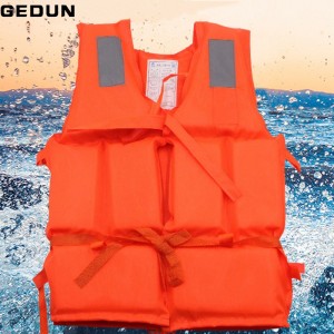 Life jacket adult buoyancy vest fishing boat rescue equipment emergency disaster relief flood fighting flood control drifting