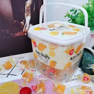 蒟蒻果汁软糖208g桶装水果味糖果