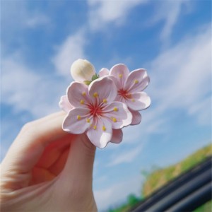 汽车INS 桃花出风口  桃花空调口   装饰香水