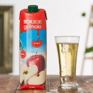 果满乐乐（gomolo）100%苹果汁 大瓶装纯果汁饮料