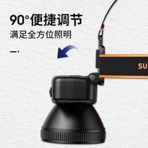 强光头灯 led充电高亮防水头戴式电筒 高续航户外钓鱼应急灯