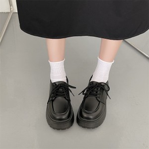 秋季新款系带乐福鞋
