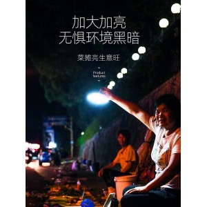充电灯泡  应急照明led 摆摊灯