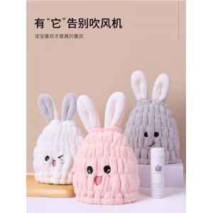 儿童干发帽 女童超强吸水速干新款浴帽