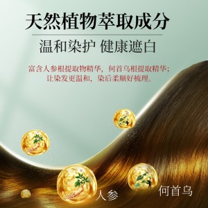 한 빗 의 검은 염색약 염색약 