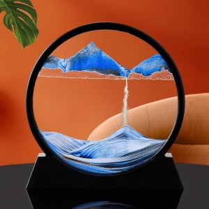流沙画摆件 3D流沙画礼物 沙漏计时器摆件 办公室摆件家居装饰品