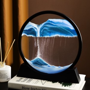 流沙画摆件 3D流沙画礼物 沙漏计时器摆件 办公室摆件家居装饰品