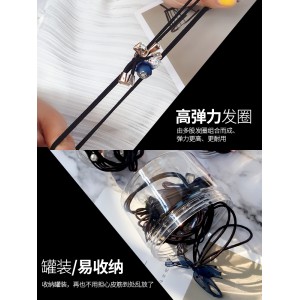 头绳 网红简约森系头饰 韩版橡皮筋 扎头发绳 皮套发圈