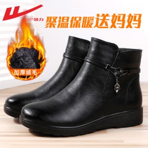 冬季棉鞋加绒保暖防滑雪地靴