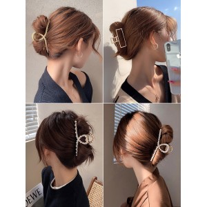 网红头发夹子 头饰发夹 后脑勺大号抓夹女发卡