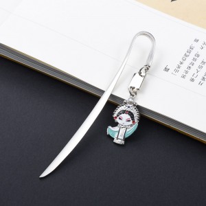 귀여운 금속 국수 경극 페이스북 펜던트 책갈피 복고전 중국풍 문창 제품 
