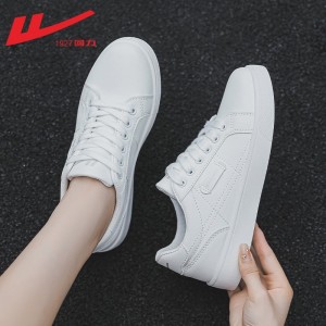 小白鞋 新品女鞋秋冬季加绒棉鞋 轻质运动板鞋