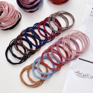 高弹力耐用扎头发头绳 发圈橡皮筋女 扎头皮套