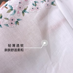 全棉手绢 擦汗吸汗纯棉女生古风碎花手绢