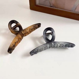 雾面磨砂高级感鲨鱼夹抓 夹大号发夹女后脑勺发卡盘发头饰