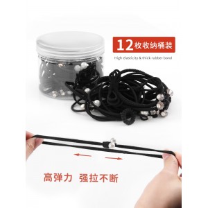 头绳女橡皮筋 扎头气质头饰 高弹力成人夏季发绳