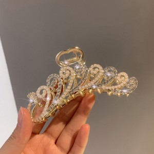发夹气质秋冬抓夹大号 女后脑勺发卡头饰 鲨鱼夹子 马尾夹碎发刘海夹