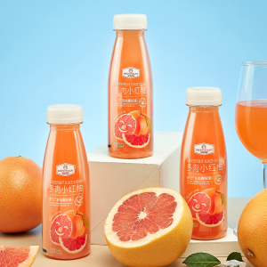 西柚汁280ml*12瓶 含果肉 红心西柚 柚子汁 维C饮料  复合果蔬汁饮料
