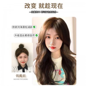 全头头套 大波浪长卷无痕 仿真全真人发自然整顶式假发套