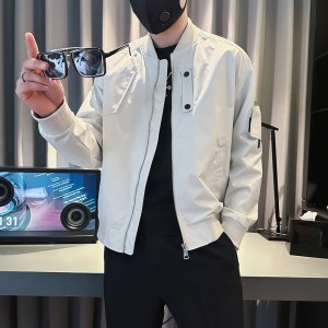 高级感 美式工装夹克 男潮牌痞帅男装衣服 2023新款春秋季棒球服外套