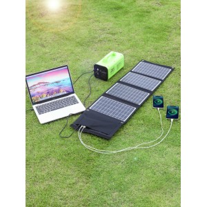 太阳能发电板200W100W房车户外移动电源便携光伏充电板快充电池板